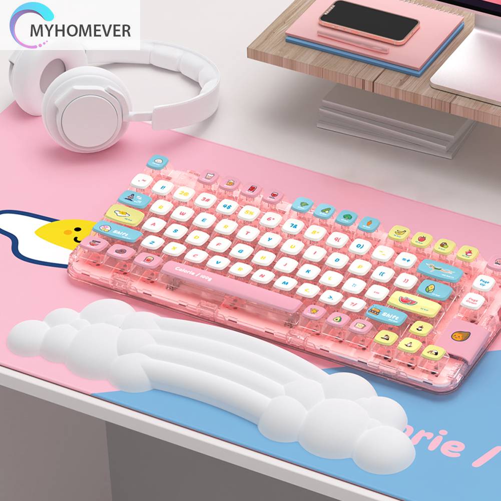 Đệm Cổ Tay Bấm Bàn Phím Máy Tính Giảm Đau Hình Đám Mây