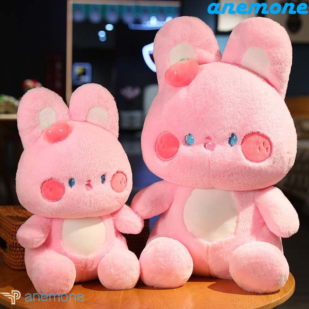 ANEMONE Thỏ Hồng Nhồi Bông Mềm Mại Trang Trí Nhà Cửa
