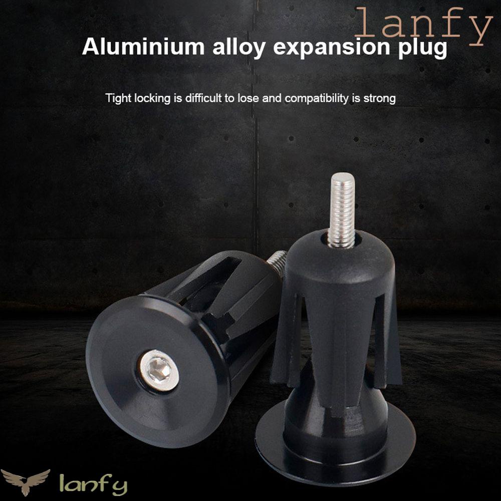 LANFY 1 Cặp Nút Gắn Tay Lái Xe Đạp 18-23.5MM Bằng Hợp Kim Nhôm Chống Trượt