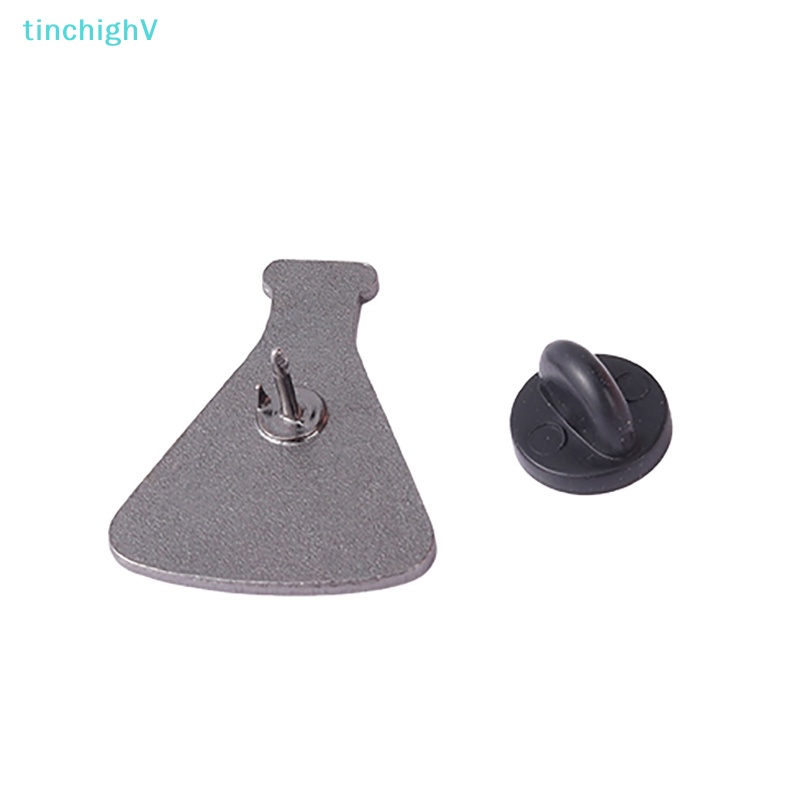 [TinchighV] 1 Huy Hiệu Kim Loại Hình Kính Hiển Vi Beaker DNA Bioical Thí Nghiệm [Mới]