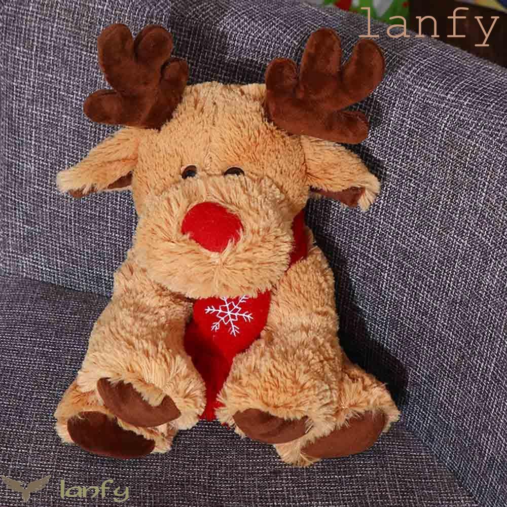 LANFY Tuần Lộc Nhồi Bông Mềm Mại Dễ Thương