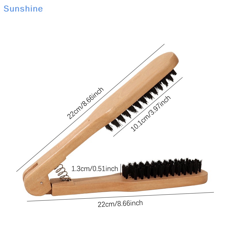 1 Lược Chải Tóc Thẳng Hình Chữ V Không Làm Tổn Thương Tóc DIY