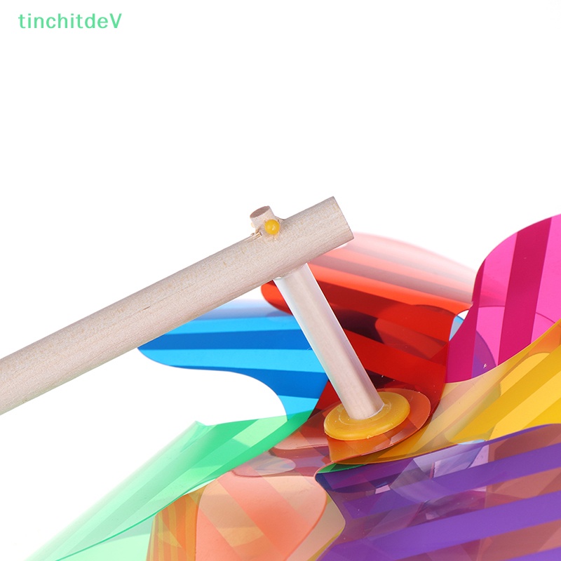 [TinchitdeV] Đồ Chơi Chong Chóng Gió Sân Vườn Bằng Gỗ 24cm [Mới]