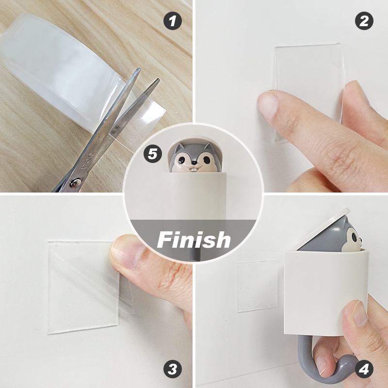 Băng Keo Nano Một Mặt Trong Suốt Chống Nước Chống Ẩm Dán Khe Hở Cho Bồn Rửa Nhà Bếp