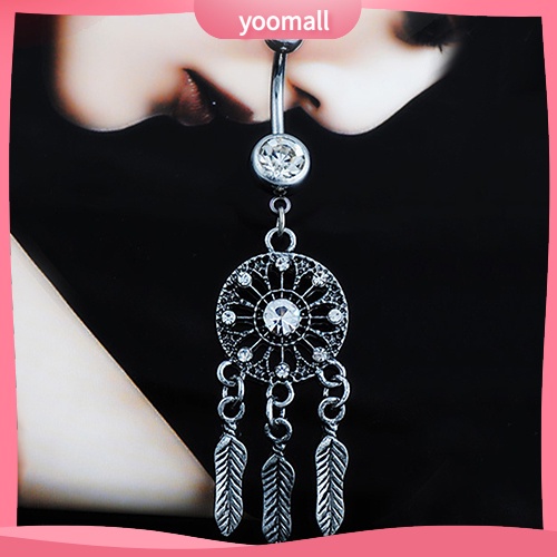 Khuyên Rốn Hình Lưới Giấc Mơ Đính Đá Thời Trang