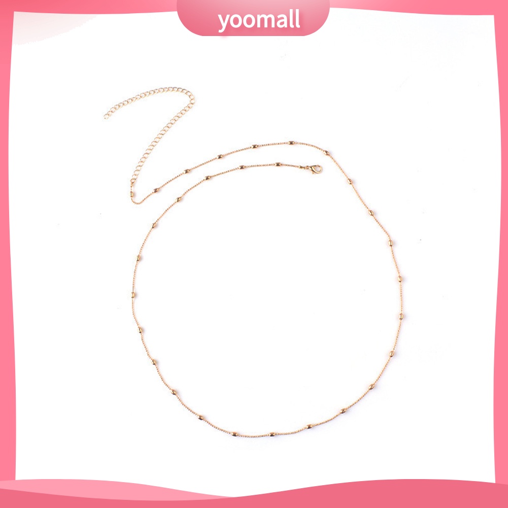 [YM] Vòng cổ Đeo Hông Đính Hạt Đơn Giản Cho Nữ Mặc Bikini