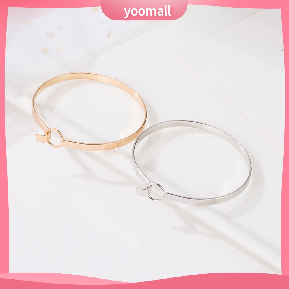 Vòng Đeo Tay Mở Kiểu Dáng Đơn Giản Thời Trang Dành Cho Nữ