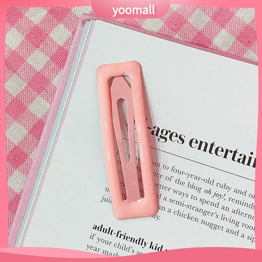 Kẹp Tóc Dạng Bấm Màu Kẹo Thời Trang Cho Nữ