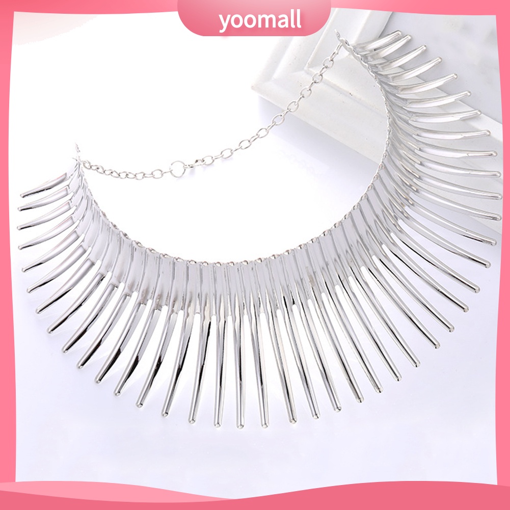 Vòng cổ Choker Dạng Yếm Tua Rua Hình Canine Thời Trang Cho Nữ