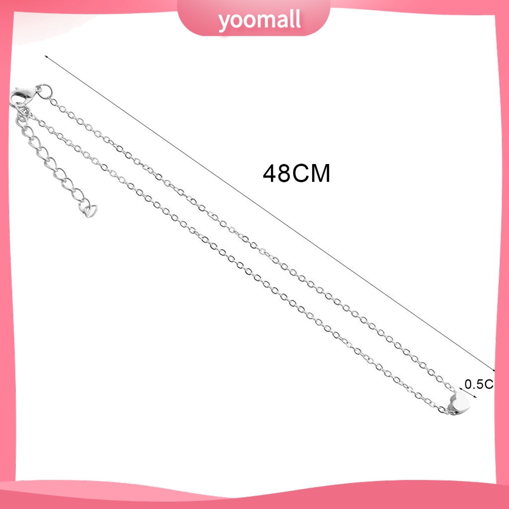 Vòng cổ Mặt Trái Tim Thời Trang Cho Nữ