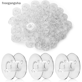 [FREG] 40Pcs Transparent Sewing Machine Spools Home Plastic Empty Spool Bobbins Sewing Tool Accessories Universal Threads Bobbin FDH