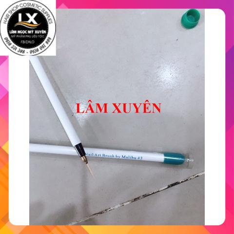 Cọ râu kim cọ tóc cọ nét lông nhỏ dài vẽ móng nail Malibu🍔 1 2 3 💗FREESHIP💗 nhỏ gọn chuyên dụng cho thợ nail