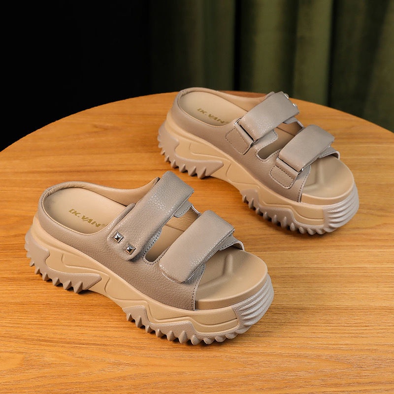 FEIJIANU dép sandal nữ giày sandal nữ dép đế cao đi biển Thoải Mái Xinh Xắn 27Z23070315