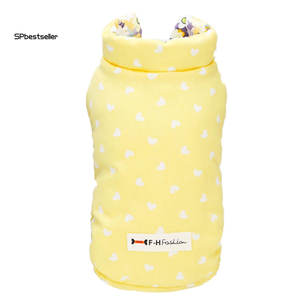 Áo Khoác Không Tay Giữ Ấm Màu Sắc Tươi Sáng Đáng Yêu Cho Thú Cưng