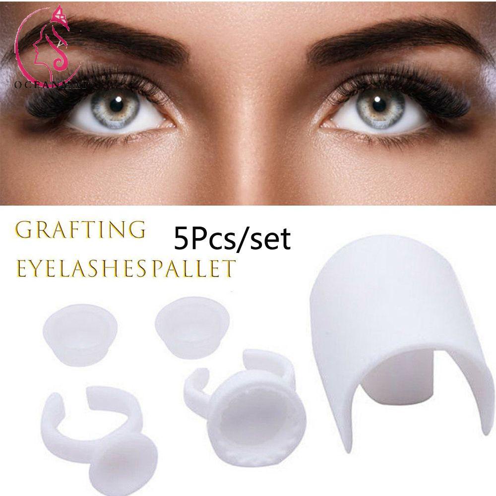 OCEANMAP Giá Đỡ Lông Mi Giả Màu Trắng Chuyên Dụng