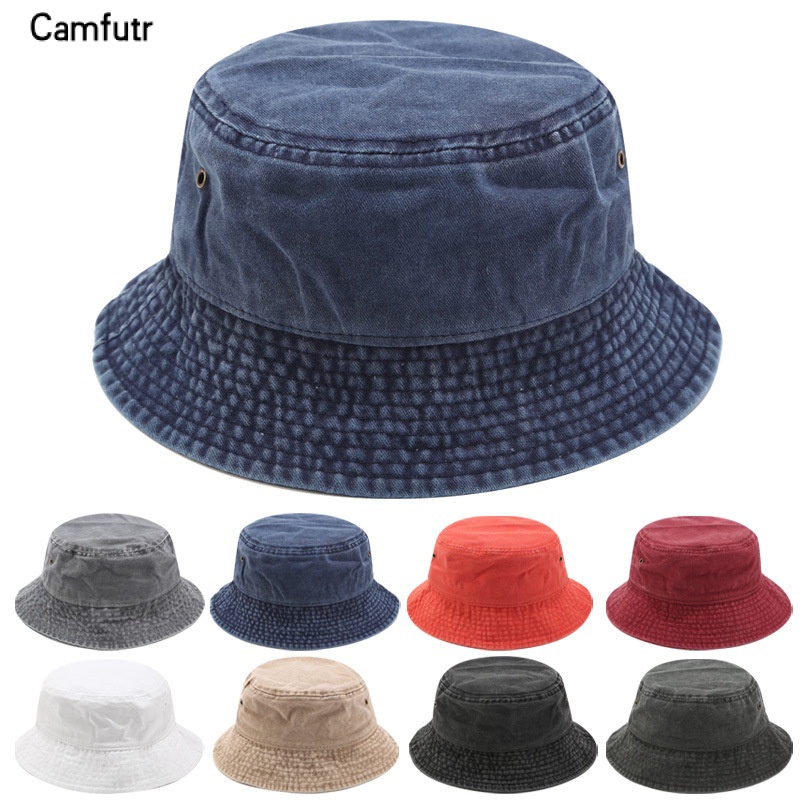 Mũ Bucket Chống Nắng Phong Cách Âu Mỹ Cho Nam Nữ