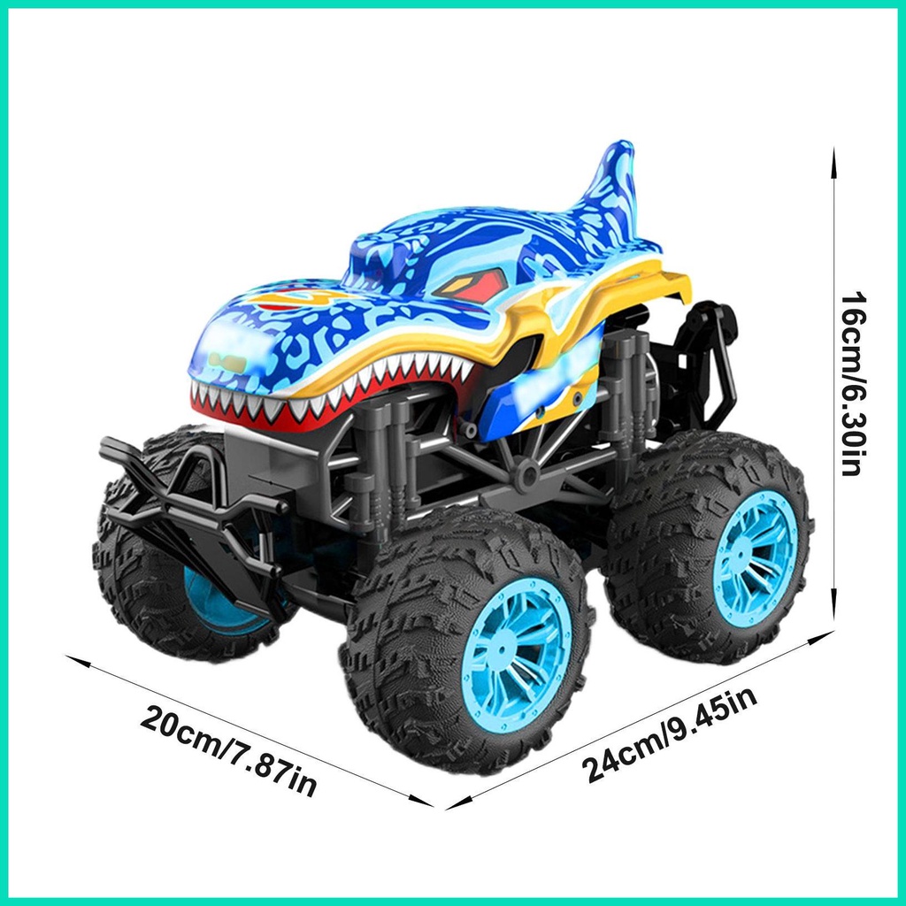 Xe Tải Cá Mập Điều Khiển Từ Xa 2.4Ghz Tỉ Lệ 1: 18 Kèm Sạc Lại Được