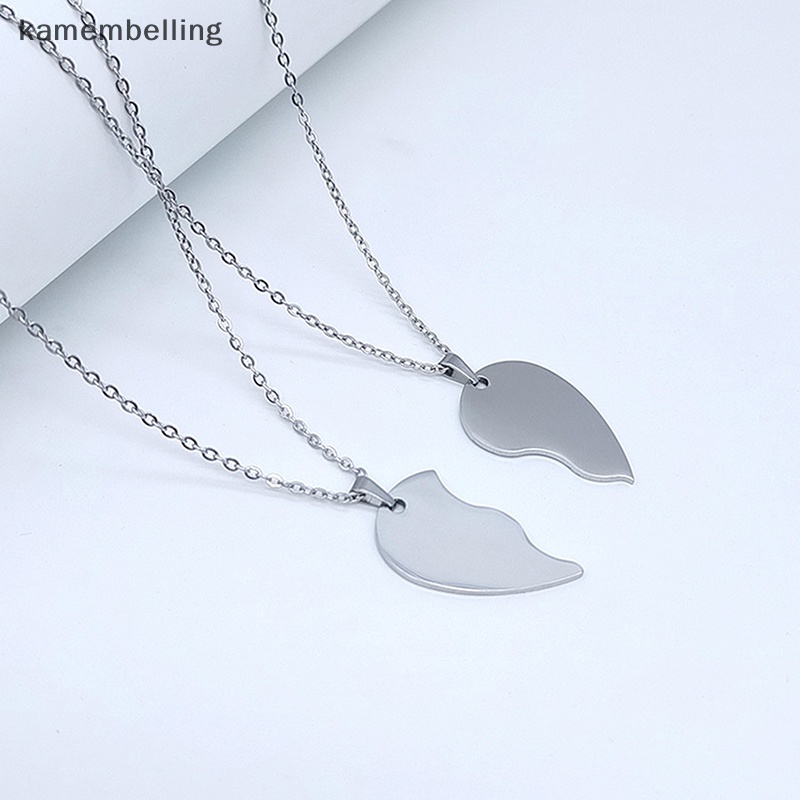 Vòng cổ Mặt Mảnh Ghép Trái Tim kamembelling Sáng Tạo Thời Trang Cho Cặp Đôi