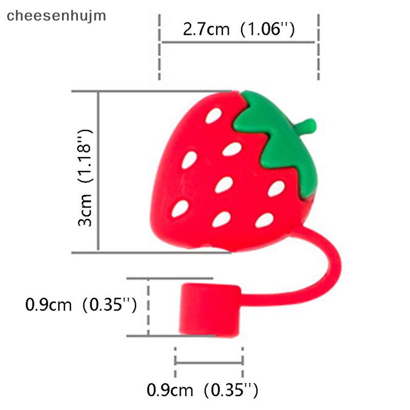 Nắp Ống Hút Thủy Tinh Bằng Silicon Chống Bụi Bảo Vệ Môi Trường