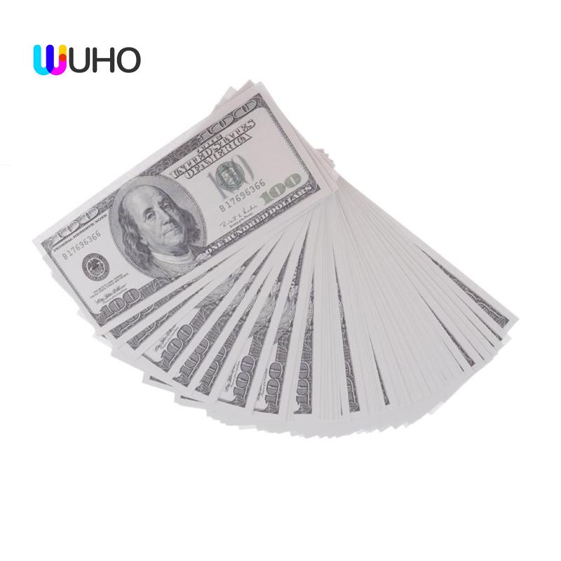 Set 100 Tờ Tiền Đô La Giả Dùng Làm Đạo Cụ Chụp Ảnh / Chương Trình / Chương Trình Sáng Tạo