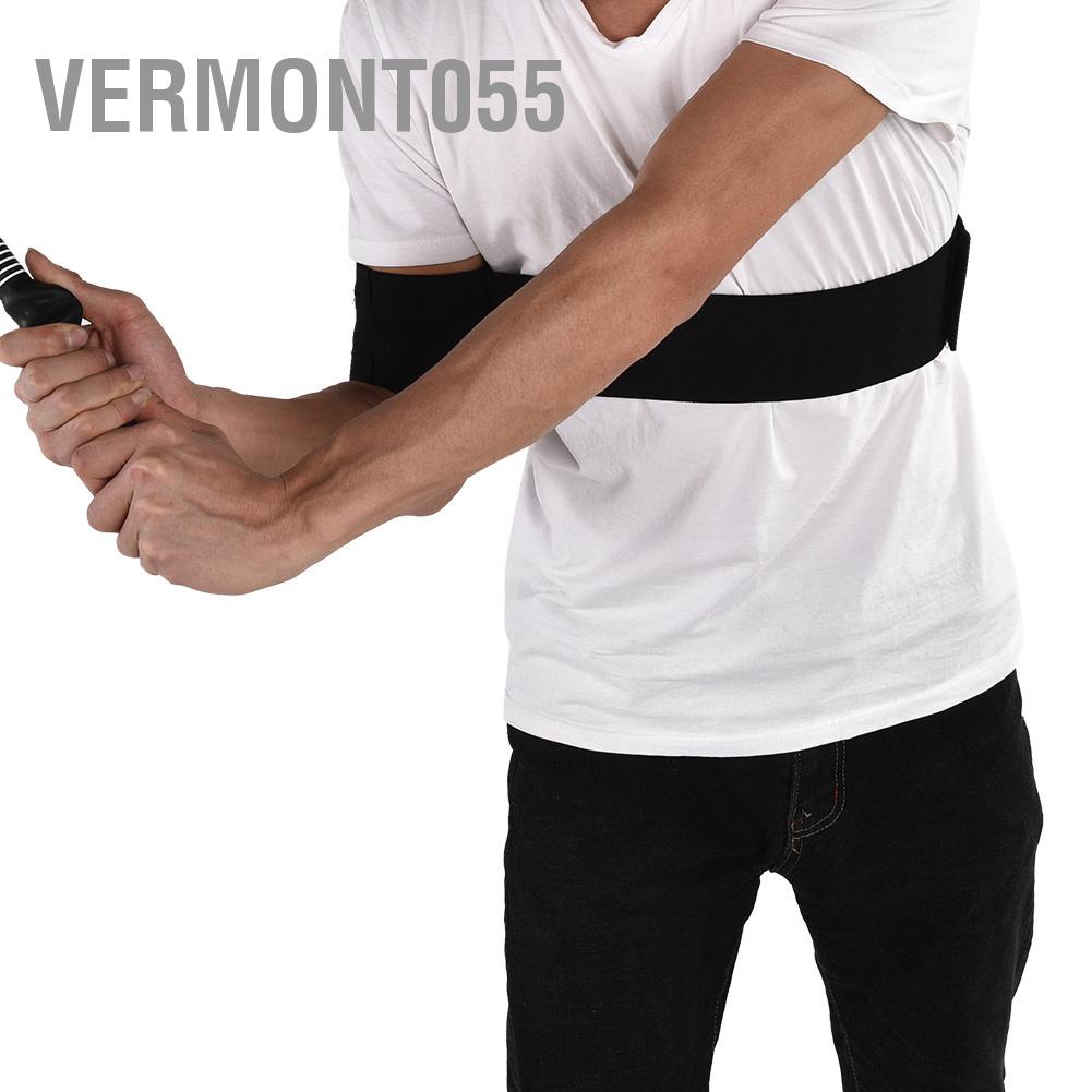 Vermont055 Golf Swing Dụng cụ hỗ trợ thực hành Hỗ khuỷu tay Brace Arm Band Phụ kiện đào tạo