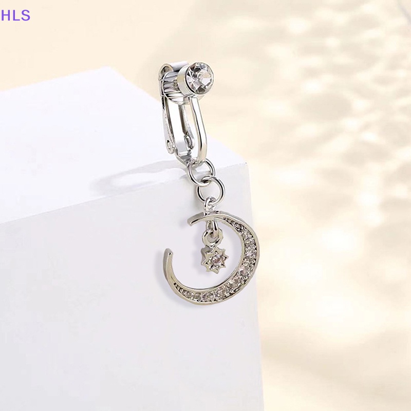 [HLS] Khuyên Rốn / Rốn Hình Trăng Sao Đính Đá Giả Làm Quà Tặng Trang Sức Cho Rốn / Rốn