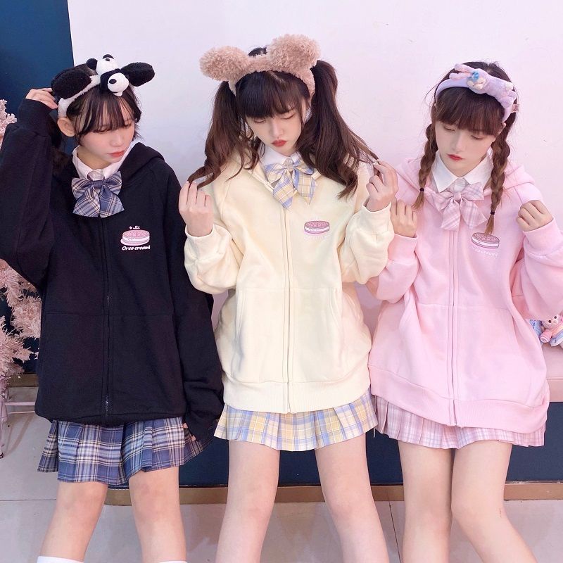 Áo Khoác Hoodie Mỏng Dáng Rộng Cỡ Lớn Kiểu Hàn Quốc Dễ Thương Cho Nữ