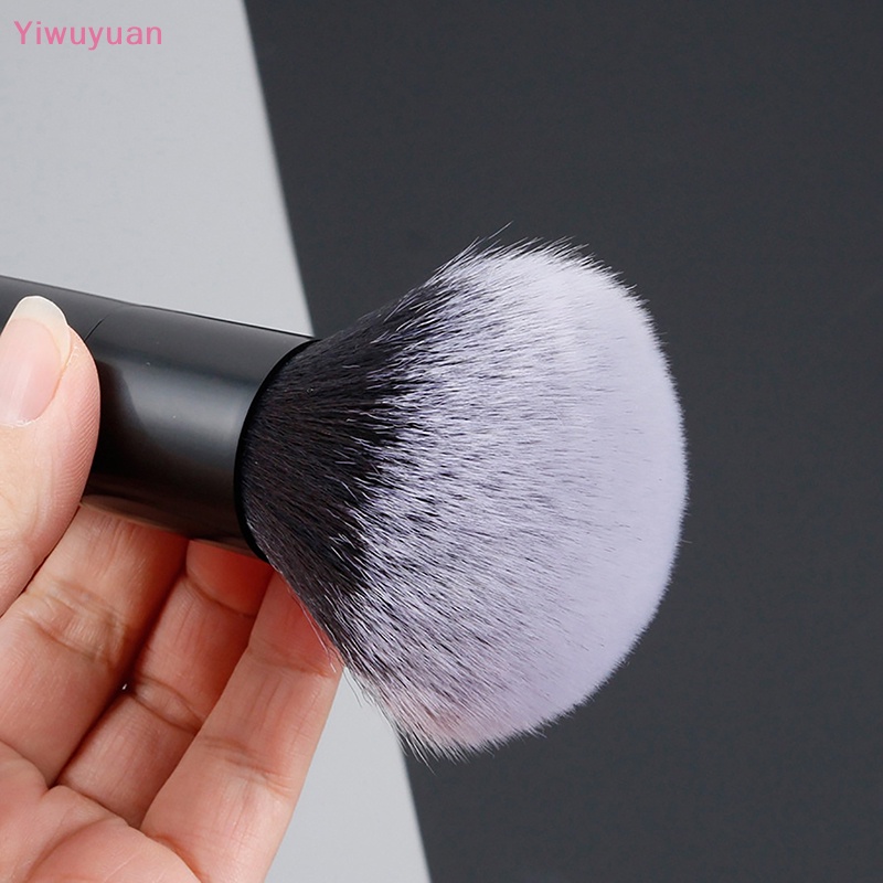 < Yiwuyuan > Cọ Trang Điểm Lông Mềm Cán Tròn Màu Đen Chuyên Nghiệp Cho Nữ