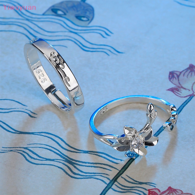 < Yiwuyuan > Nhẫn Cặp Hóa Trang Nhân Vật Wei Wuxian Lan Wangji Mo Dao Zu Shi Anime Grandmaster of Demonic Mới