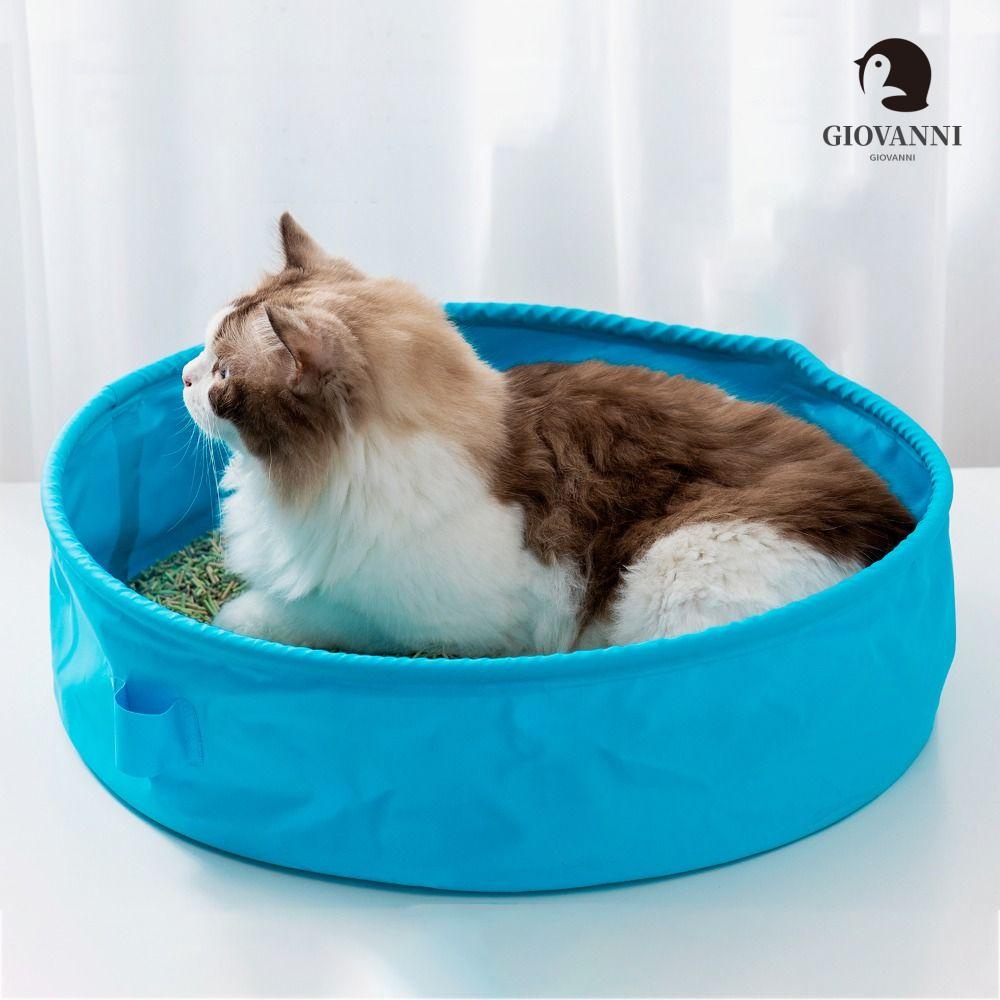 Goovanni Hộp Xẻng Xúc Đất Bằng PVC Chống Rò Rỉ Chống Thấm Nước Nhỏ Gọn Có Thể Gập Lại Dành Cho Mèo Cưng