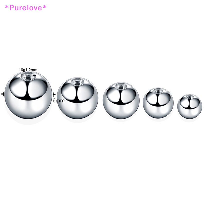 Set 50 Khuyên Xỏ Lông Mày Bằng Thép Không Gỉ Cá Tính Mới