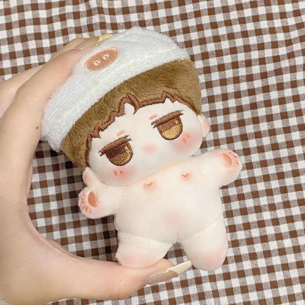 Búp Bê Nhồi Bông 10cm Thiết Kế Dễ Thương Dùng Làm Quà Tặng Sinh Nhật