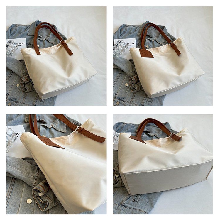 Túi Xách Vải Canvas Cỡ Lớn 33X33CM Phong Cách Nhật Bản Cho Nữ