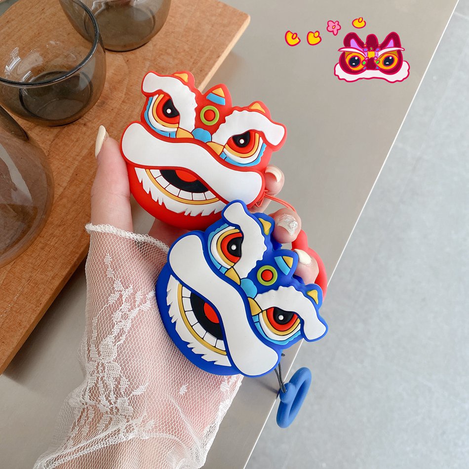 Vỏ Bảo Vệ Hộp Sạc Tai Nghe Samsung Galaxy buds live / buds 2 / buds2pro Bằng Silicon Họa Tiết Hoạt Hình Vui Nhộn