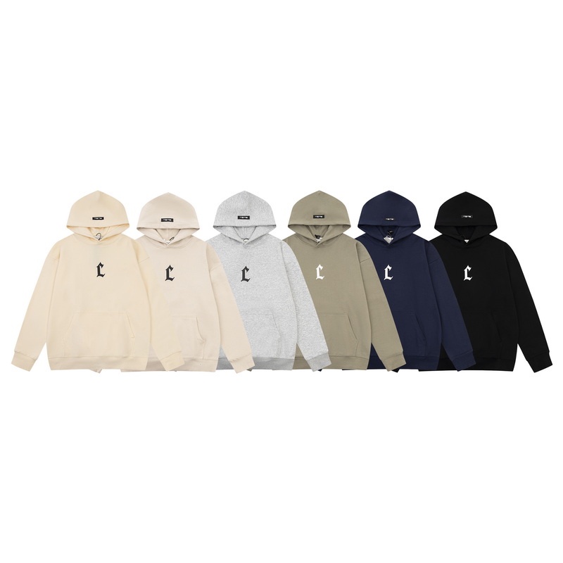 Thời trang CLIMAX nam và nữ dài tay áo chui đầu có mũ trùm đầu áo khoác nỉ chữ foam in All-match áo hoodie thông thường