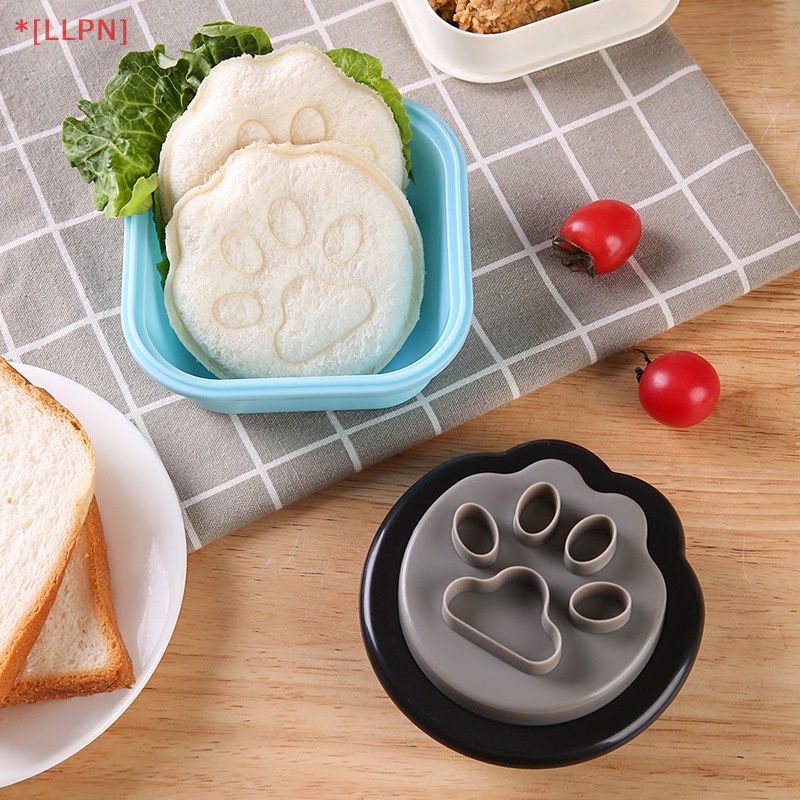 Khuôn Cắt Bánh Sandwich Mini Hình Chân Mèo Hoạt Hình Cho Bé