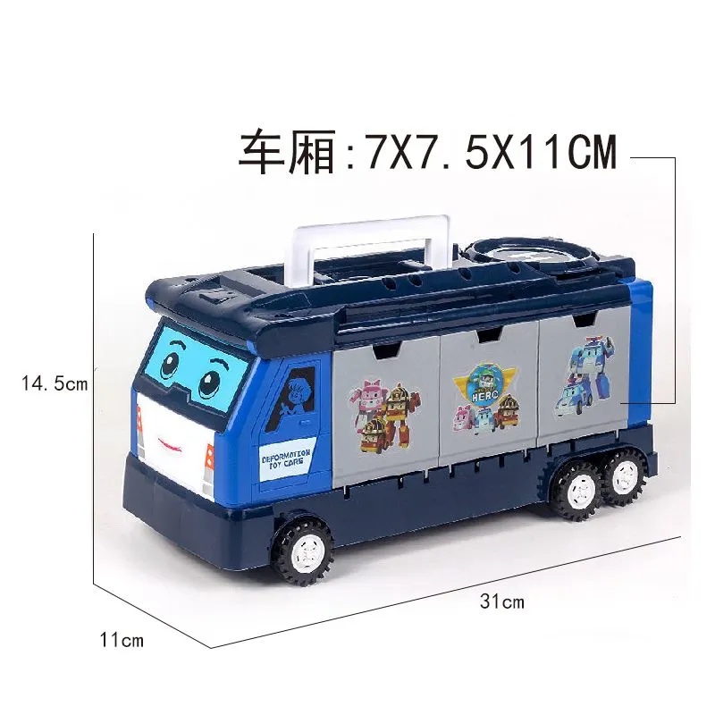 Đồ Chơi Lắp Ráp Xe Cứu Hỏa Poli Anba Roy Haili