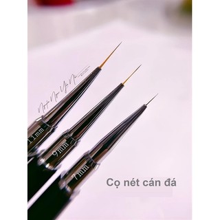 Set cọ nét cán đá đen 3c vẽ móng tay