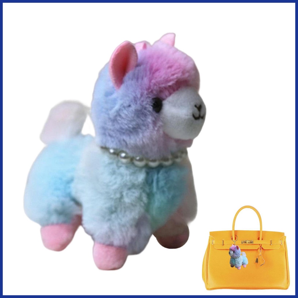 Móc Khóa Hình Lạc Đà Alpaca Nhồi Bông Dễ Thương