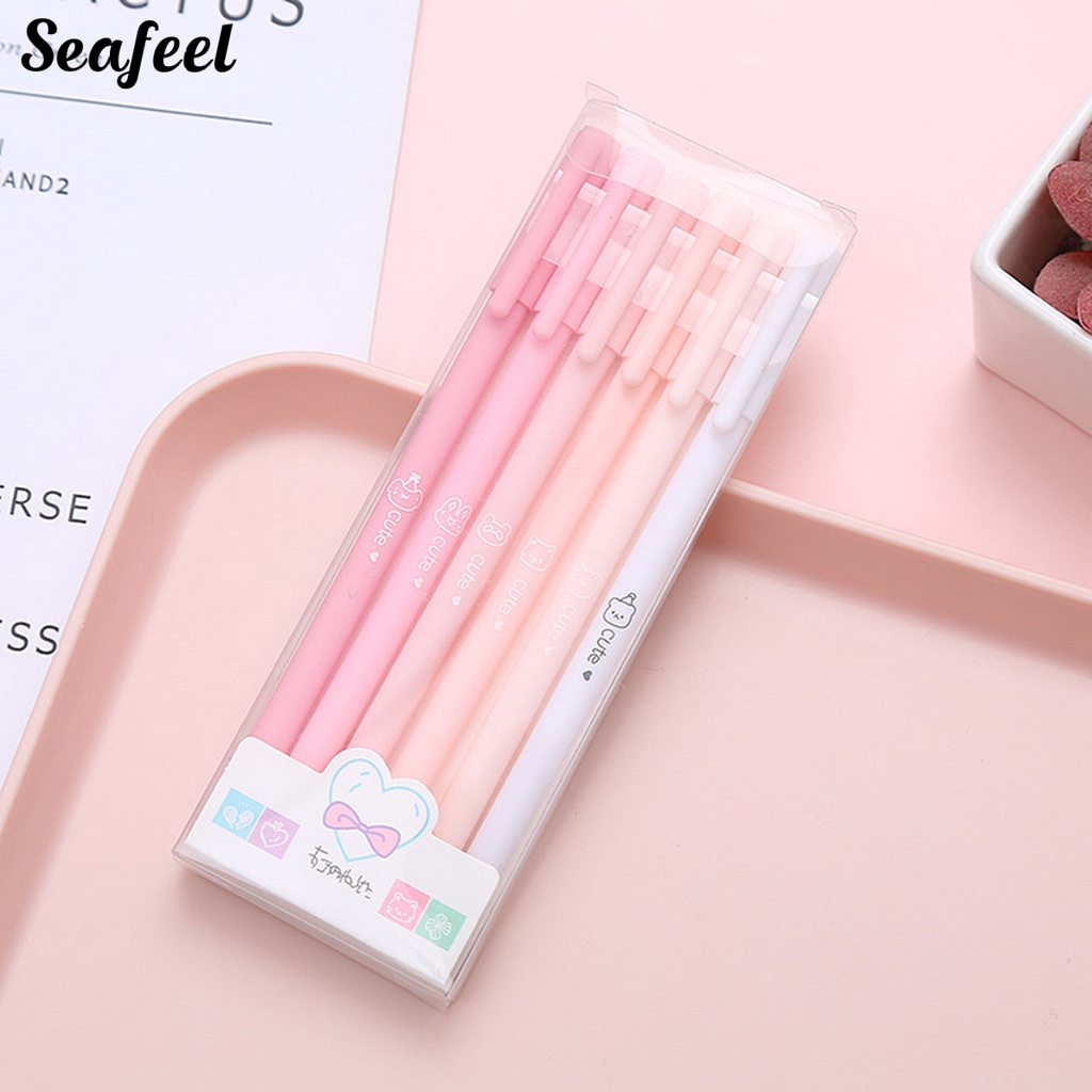 Set 6 Bút Bi Ngòi 0.5mm Có Thể Thay Thế Cho Văn Phòng