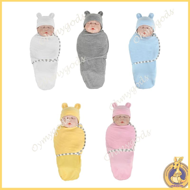 Chăn Quấn Em Bé Chất Liệu Cotton Chống Sốc Có Thể Điều Chỉnh