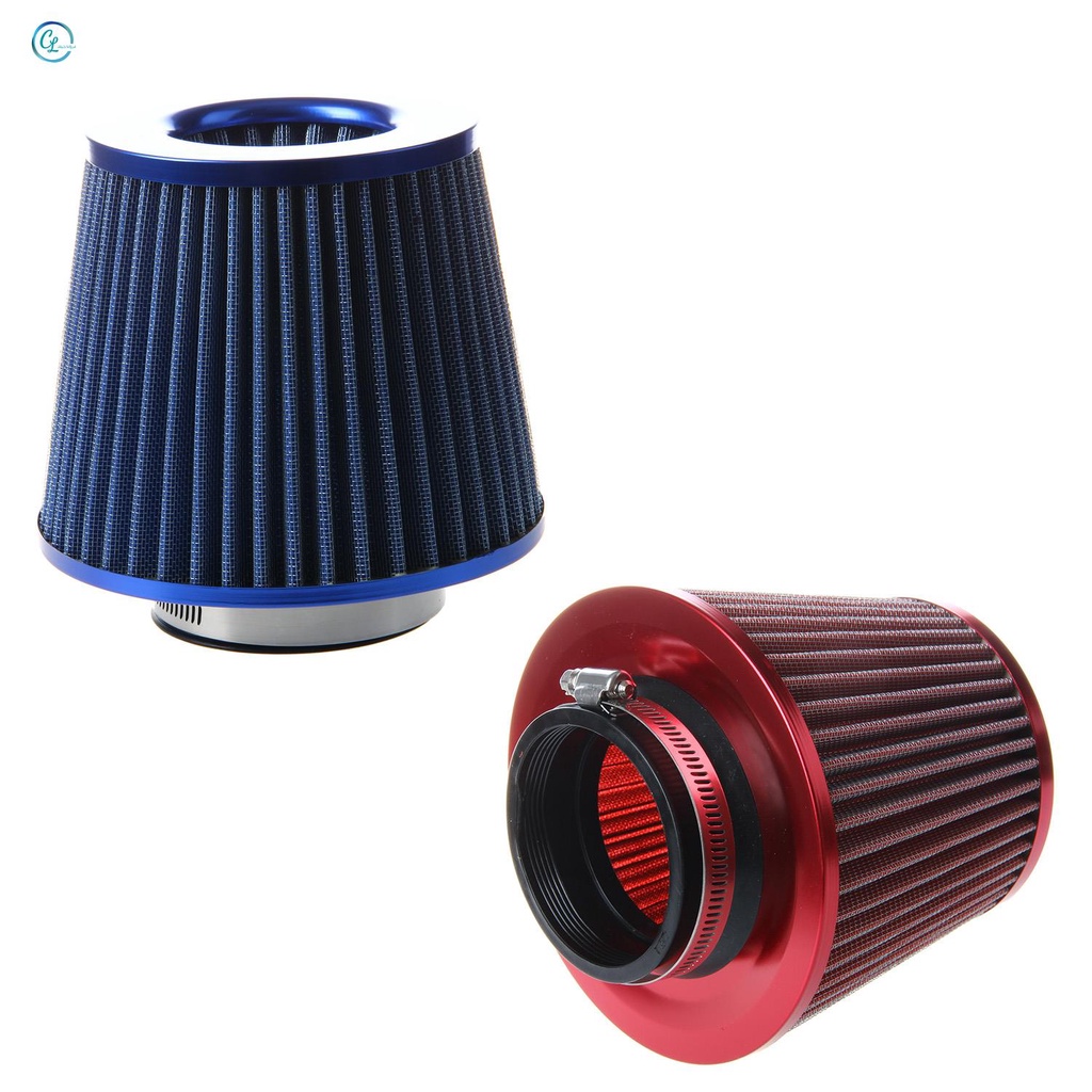 Bộ Lọc Không Khí Công Suất Cao Hình Nón Lưới Màu Đỏ Thông Dụng Cho Xe Hơi