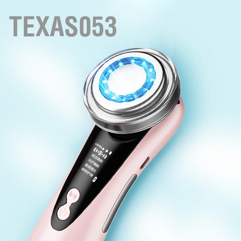 Texas053 Máy nâng cơ làm đẹp da mặt Trẻ hóa tần số vô tuyến mát xa di động có màn hình LED