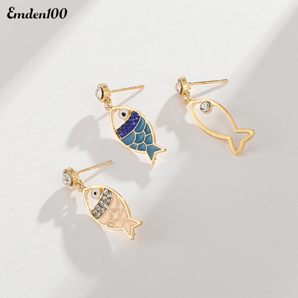 Bộ 3 Khuyên Tai Nữ Trang Phong Cách Bohemian