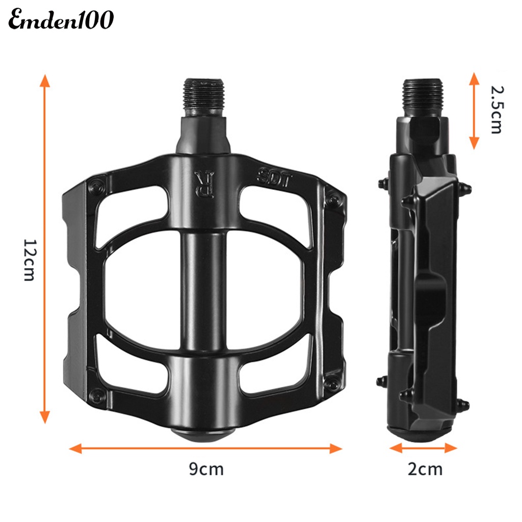 Set 2 Bàn Đạp Xe Đạp Chống Trượt Bằng Hợp Kim Nhôm
