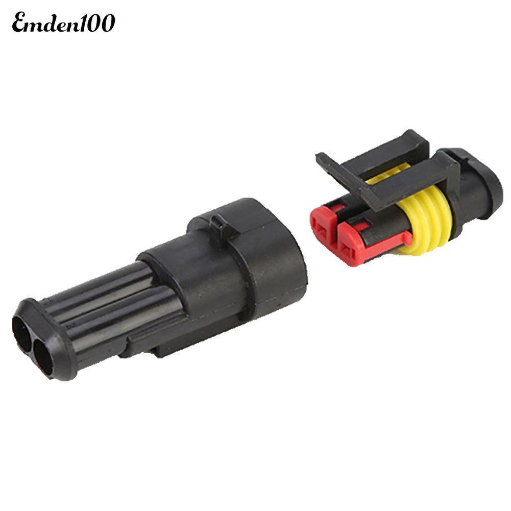 Bộ 10 Đầu Nối Dây Điện 2 Chiều Chống Nước Cho Xe Hơi