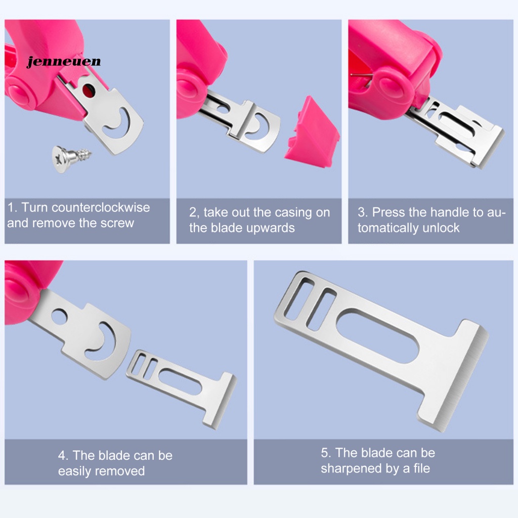 1 Bộ Dụng Cụ Làm Móng Bằng Thép Không Gỉ Thiết Kế Tiện Dụng