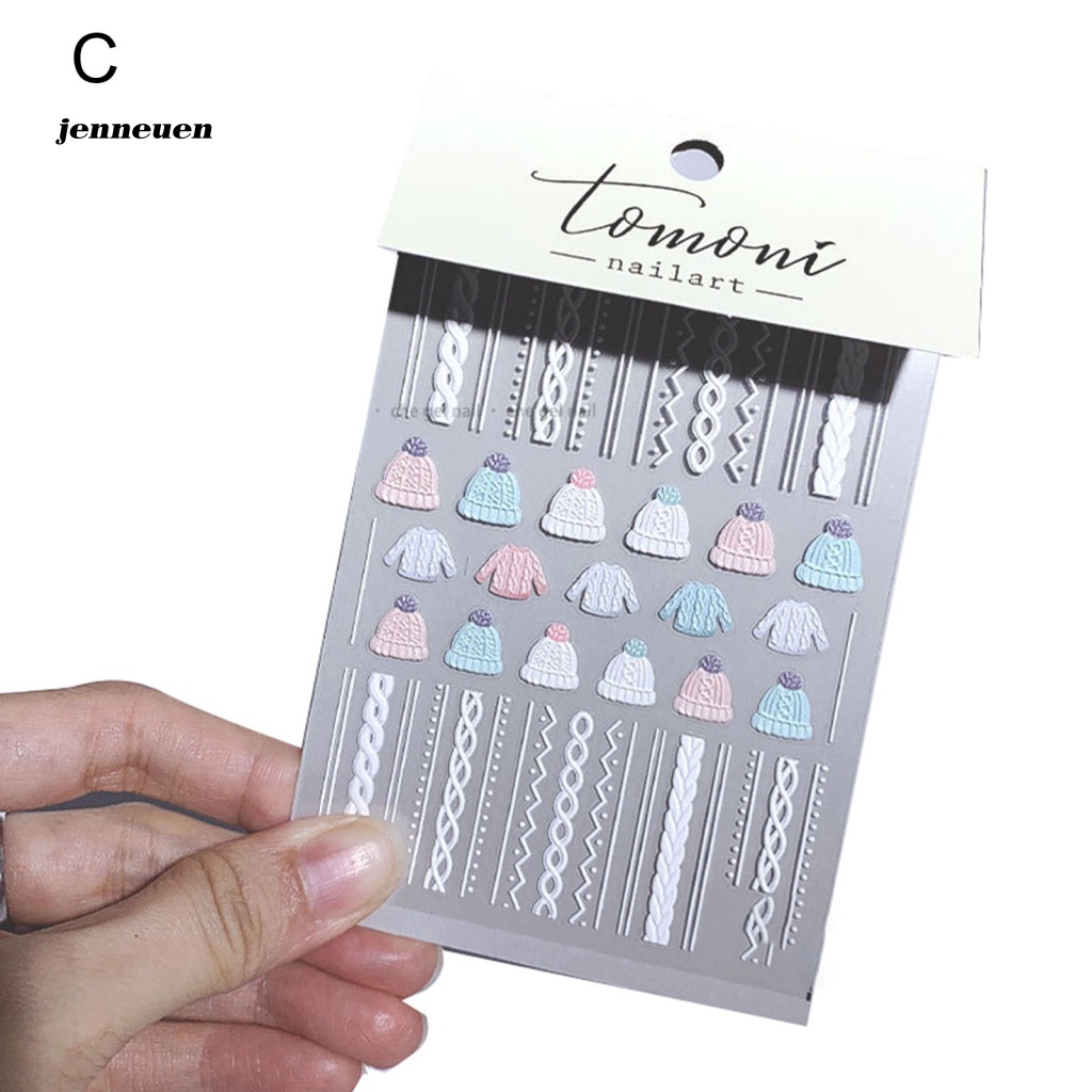 Miếng Dán Trang Trí Móng Tay Nhiều Hình Dạng Dễ Thương
