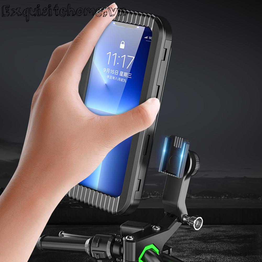 Giá Đỡ ĐiệN ThoạI ChốNg NướC Xoay 360 Độ Cho Xe ĐạP 4-7 Inch