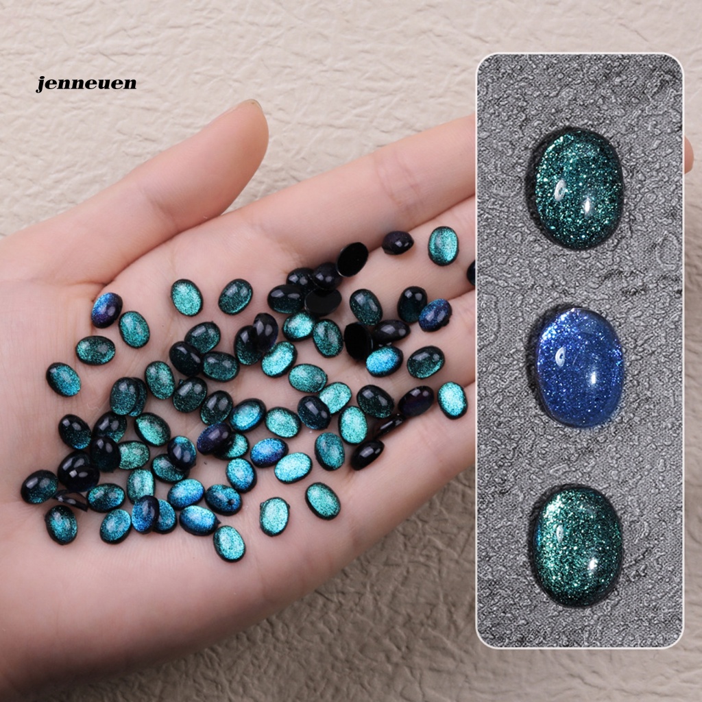 Set 50 Phụ Kiện Trang Trí Móng Tay Tạo Hiệu Ứng Mắt Mèo DIY